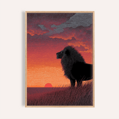 Majestic Lion Art Print