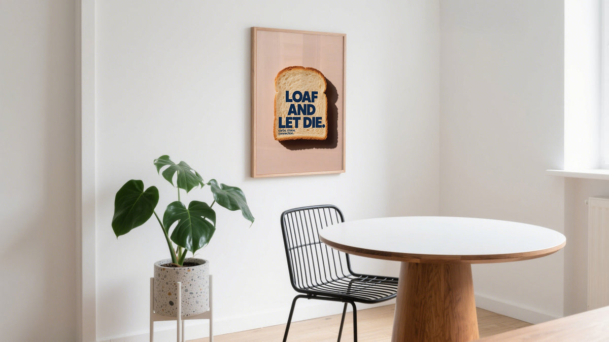 Fun Prints for Walls That Make a Statement in the dining room