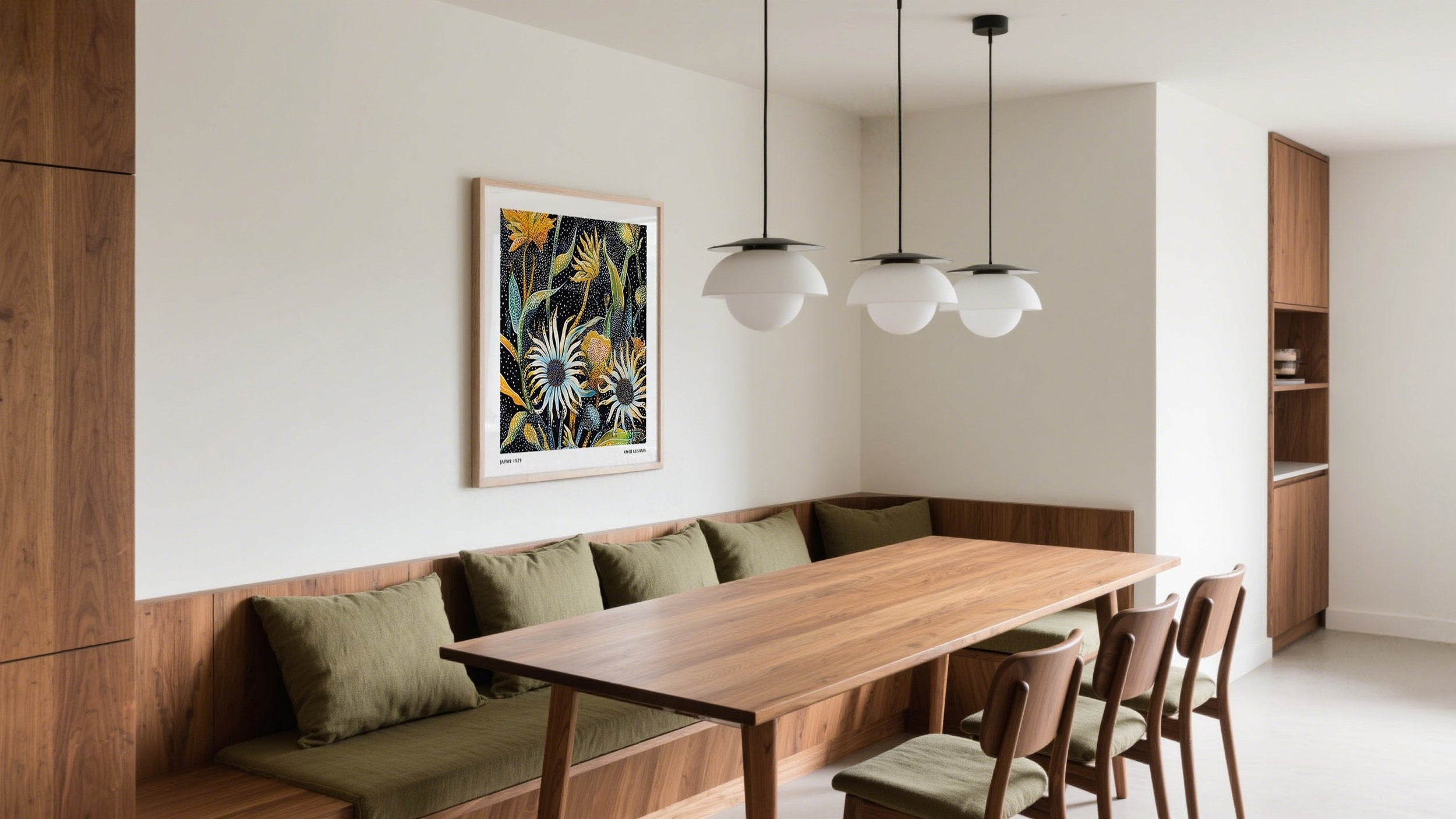 Square Wall Art Transformation: Balanced Room Design