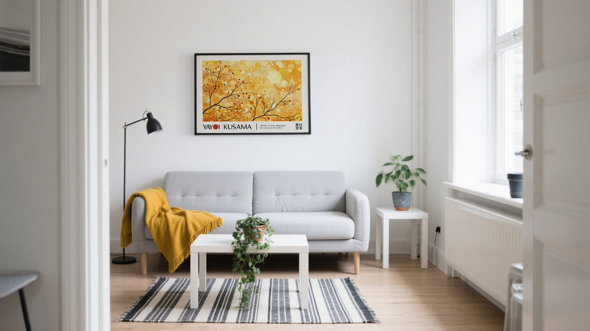 Neutral-toned Sunset Branches wall art