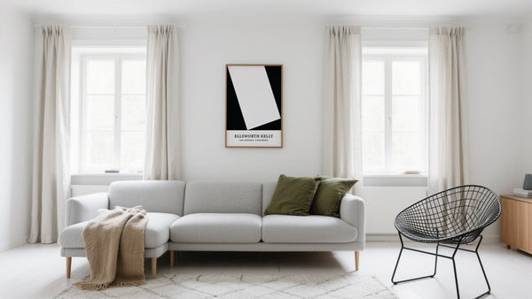 Minimalist poster for walls in a modern living room