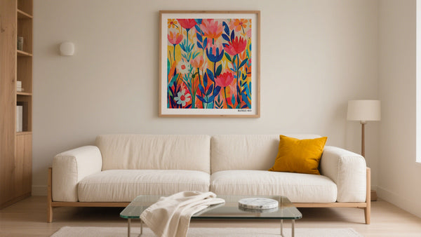 Beautiful Matisse Style Living Spaces Wall Art