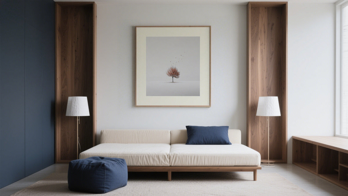 Modern photos for poster design with tree.