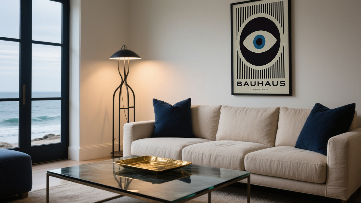 Chic Poster of Visionary Eye Bauhaus