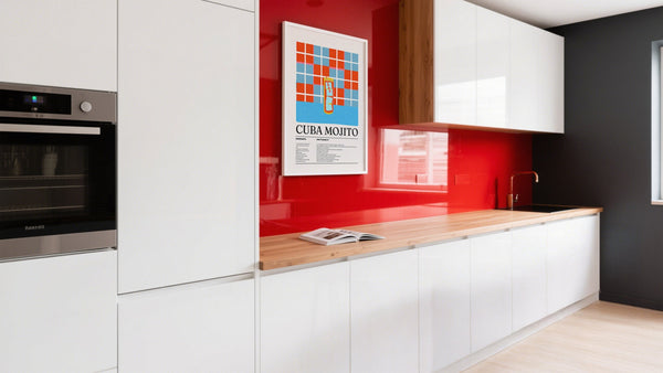 Cocktail Tropical Wall Accents for Kitchens and dining rooms