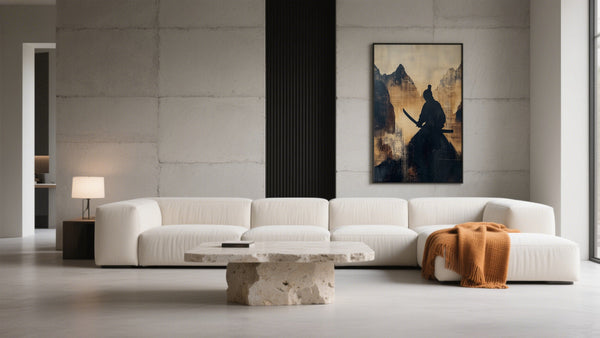 Samurai Warrior showing exactly what is Wabi Sabi Art