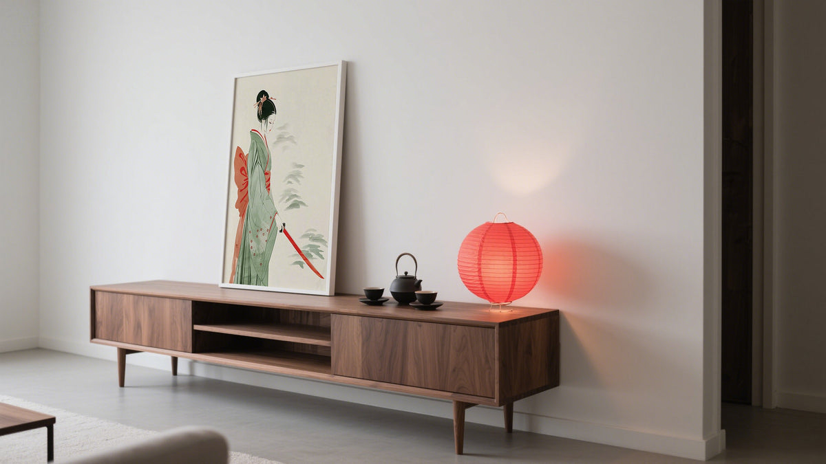 Calming Japanese art prints for interior styling