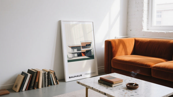 Bauhaus Germany architecture building with geometric wall design