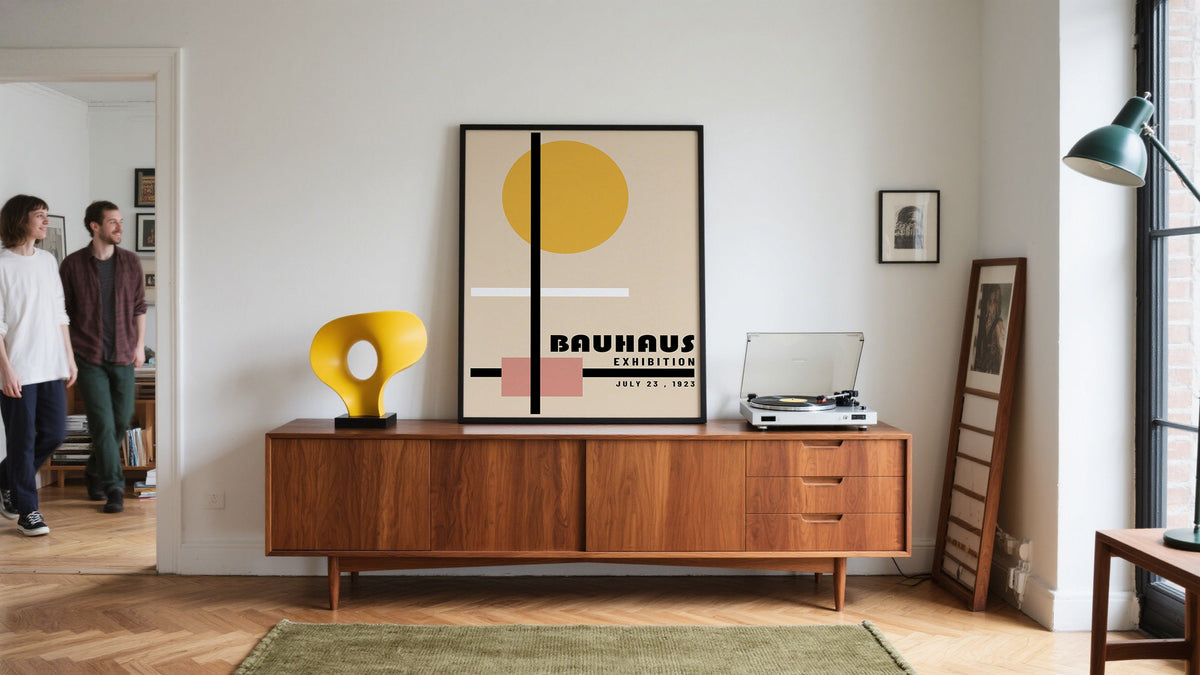 Bauhaus Simple posters that still make an impact in the living room