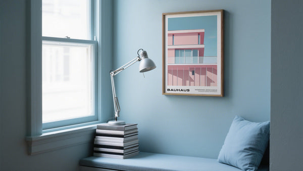 best place to put posters in your room with gallery wall display