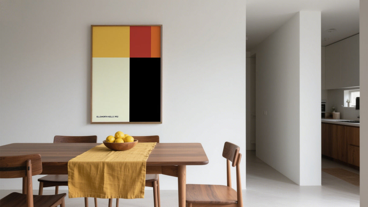 Ellsworth Kelly Large Art for Wall in color blocks