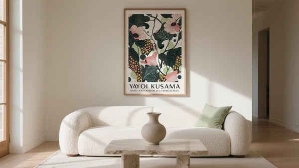 Unique wall art for Living room inspired by floral botanical prints