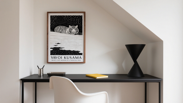 Black And White Tiger Wall Art