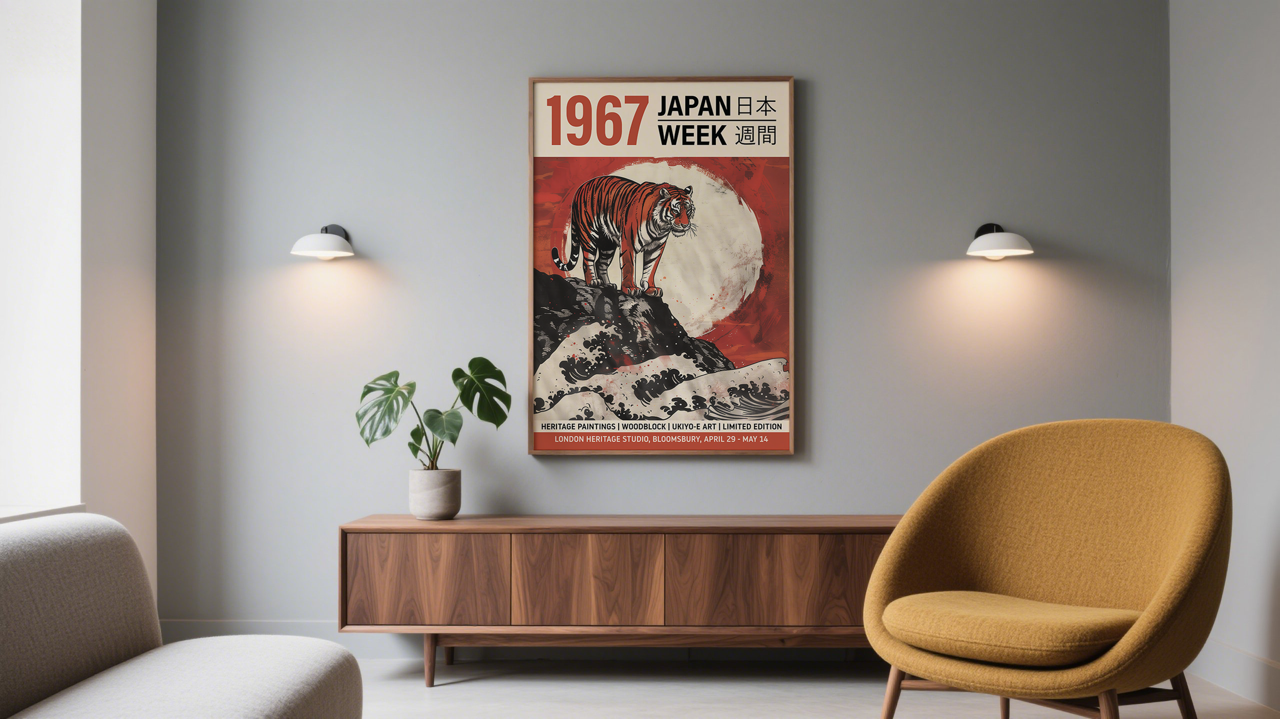 Ukiyoe Tiger: Bold Prints For Modern Walls