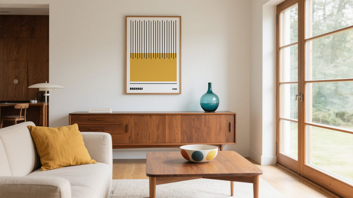Modern living room, art and posters online