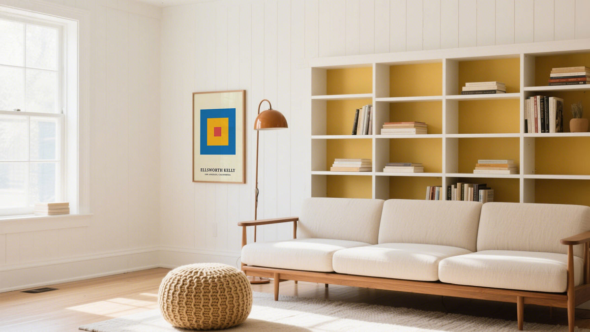 Posters for decorating a large wall in living room