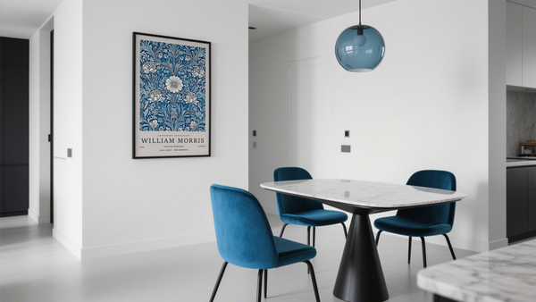 William Morris Blue Print