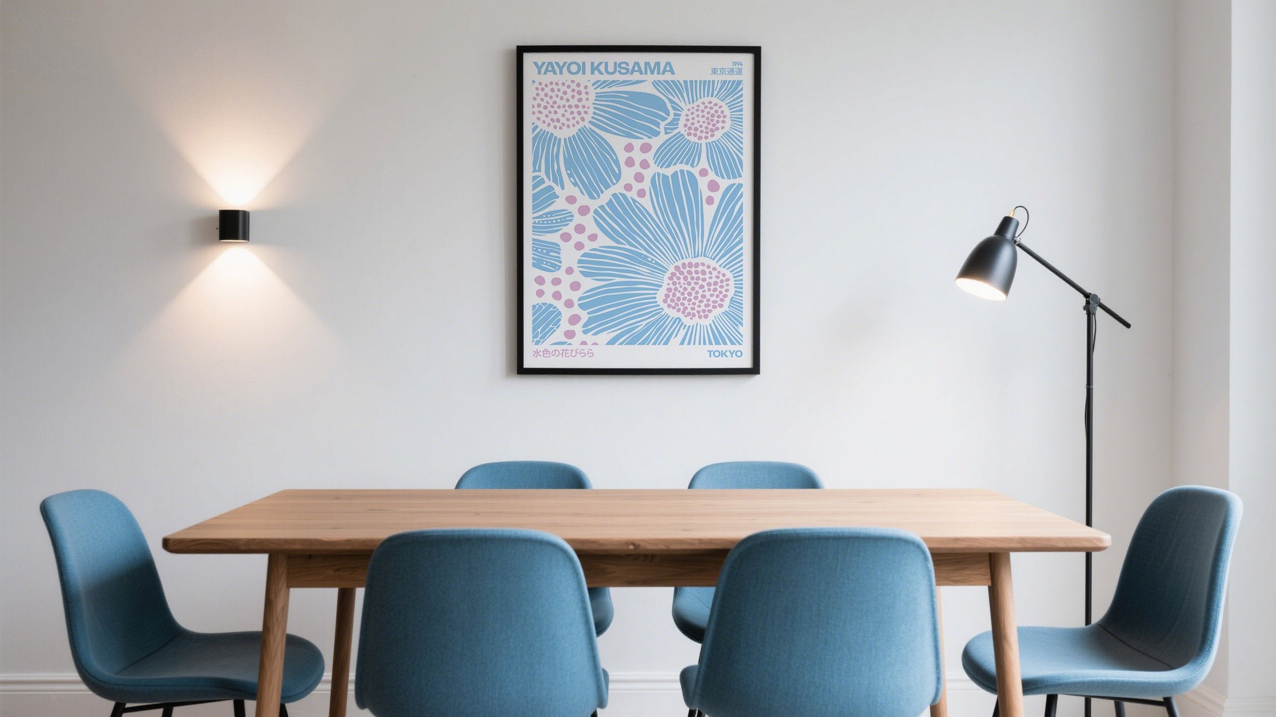 Blue And White Floral Prints: A Fresh Take For Your Walls