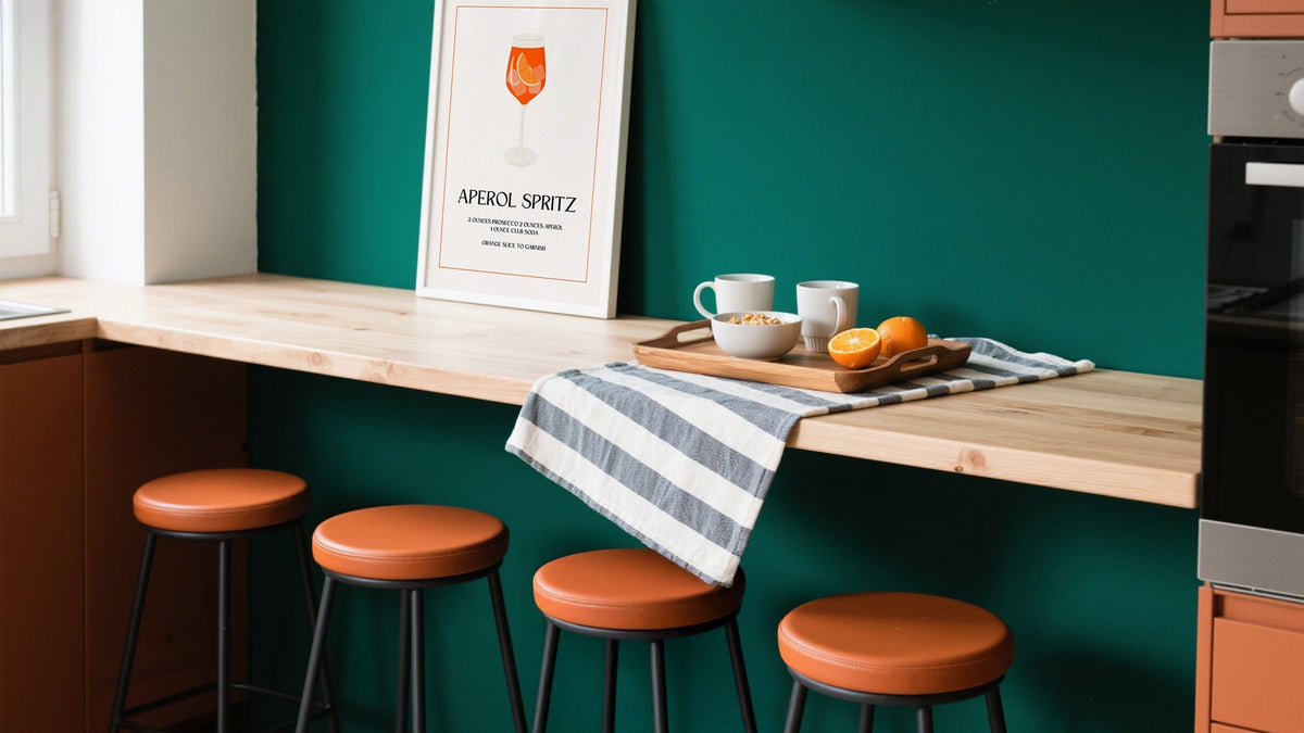 Aperol Spritz large wall pictures for dining room