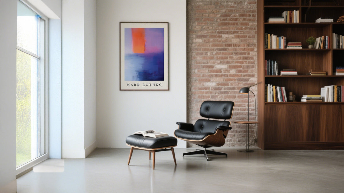 A Mark Rothko Inspired 50 x 70 cm Posters