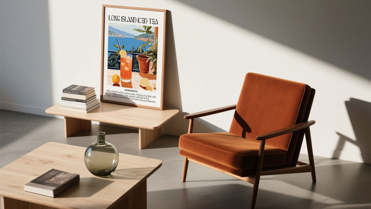 Classic Cocktails Print of a Long Island Ice Tea