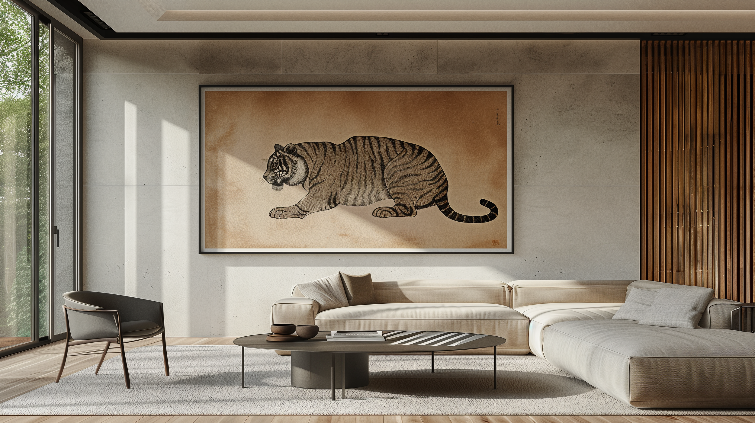 Tiger Woodblock Print: A Glimpse Into Japanese Art