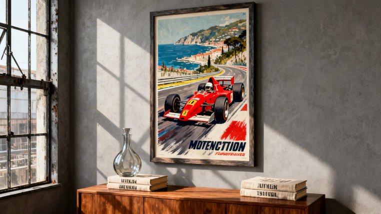 Vintage F1 Posters: A Guide to Formula 1’s Iconic Motorsport Art