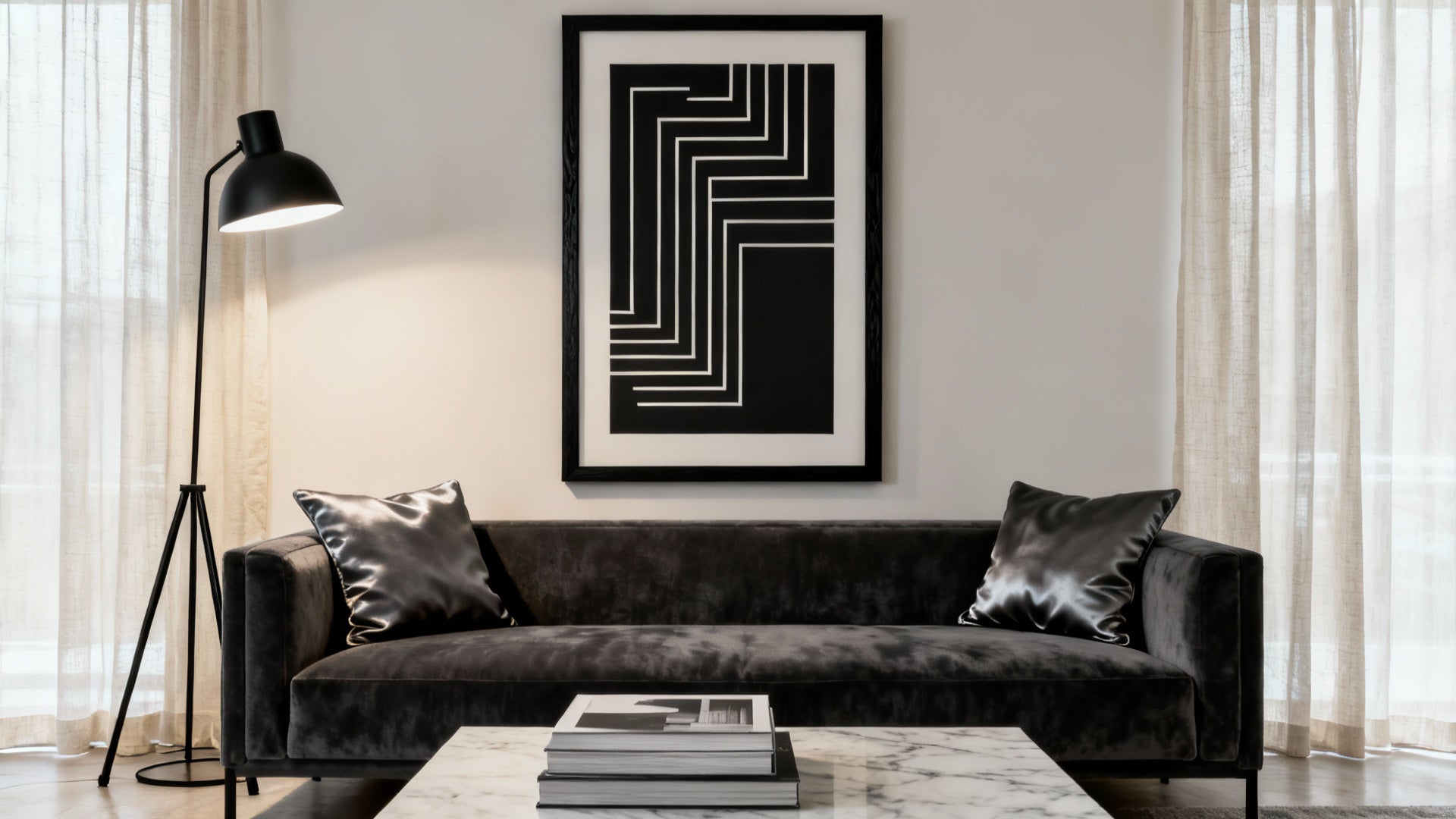 Art mural tendance pour salons : pièces modernes qui transforment votre espace