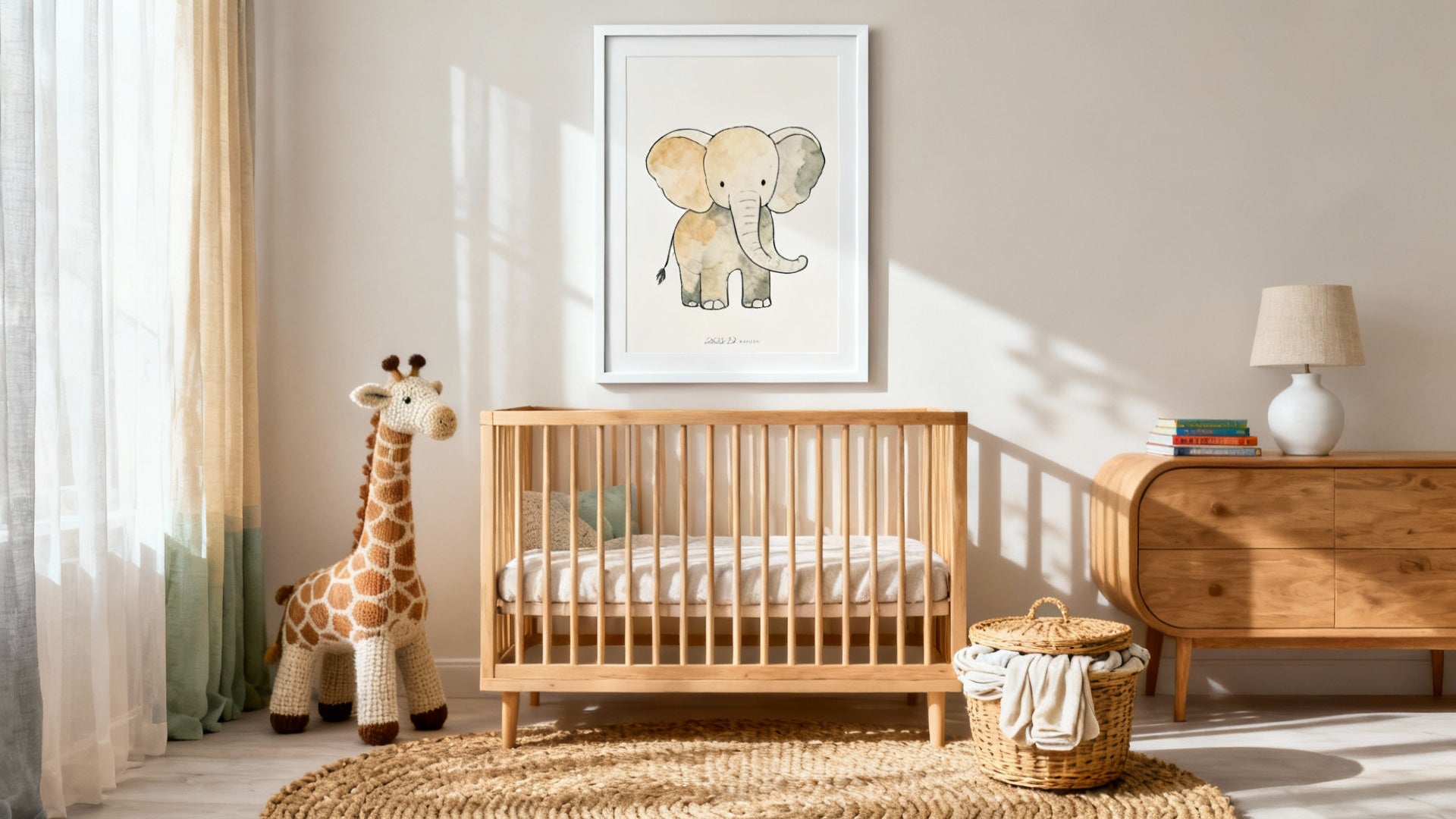 Neutral Safari Nursery | Cozy, Playful Jungle Room Ideas
