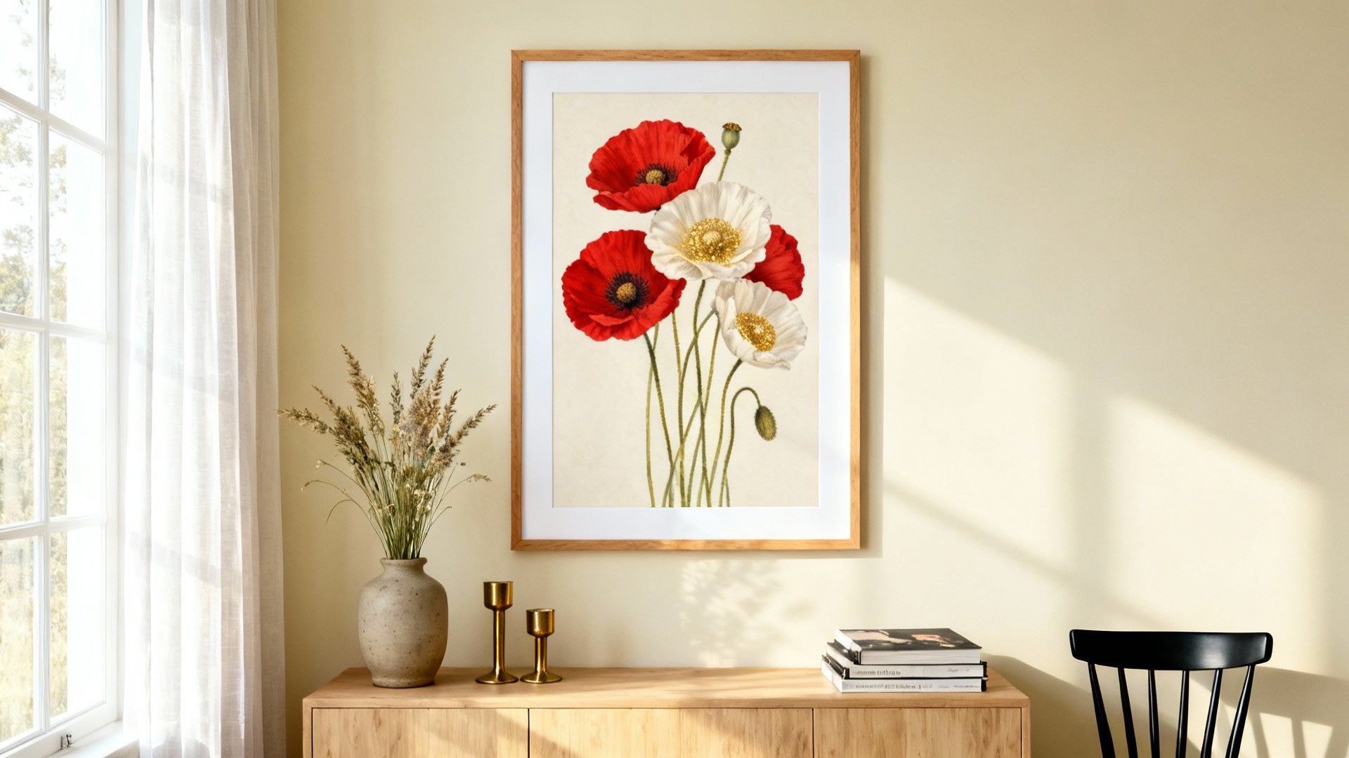 Stunning Poppy Print Art: Celebrate Nature's Joy on Your Walls