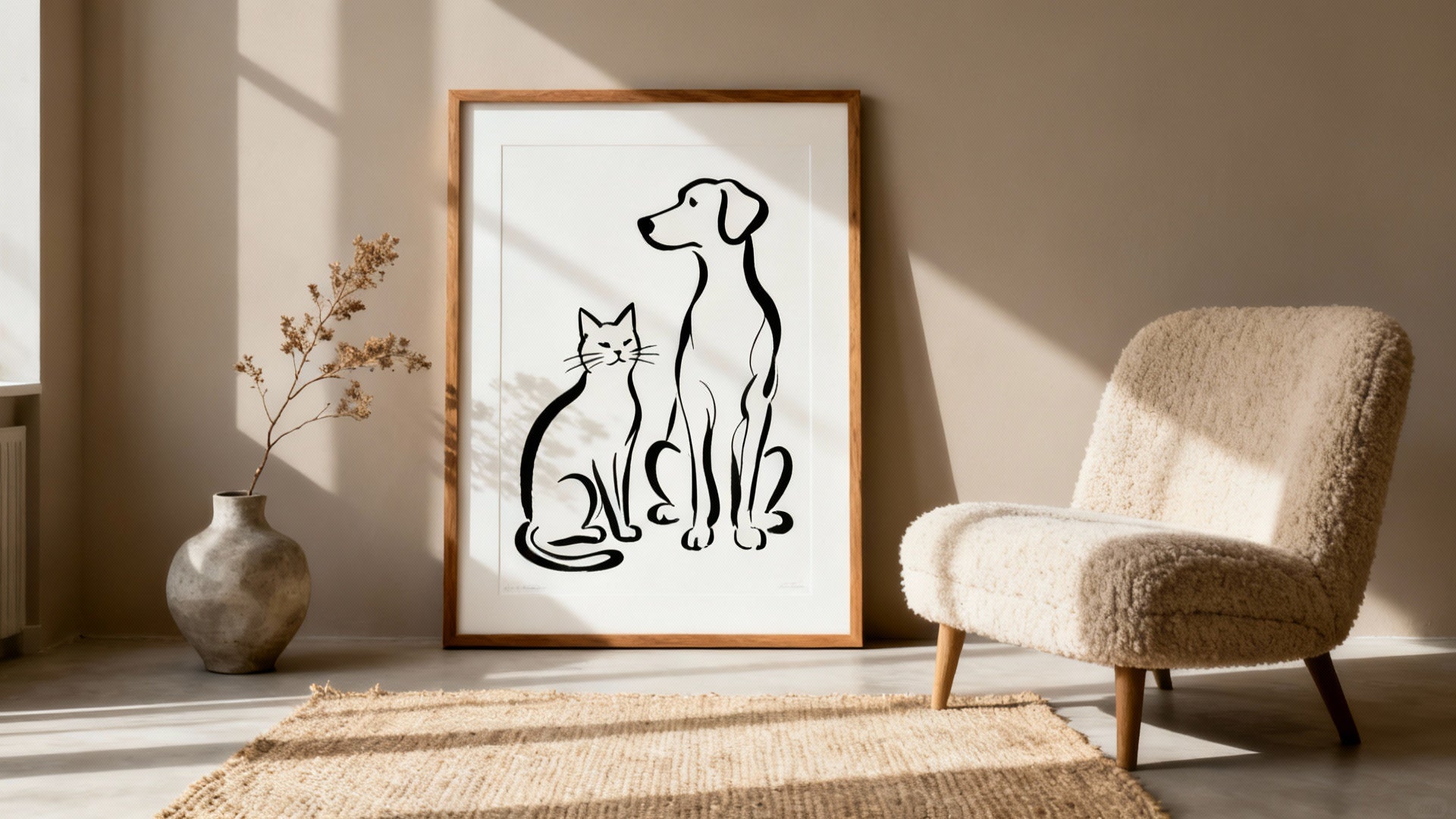 Art mural Chat et Chien : Guide complet de la décoration intérieure à thème animalier