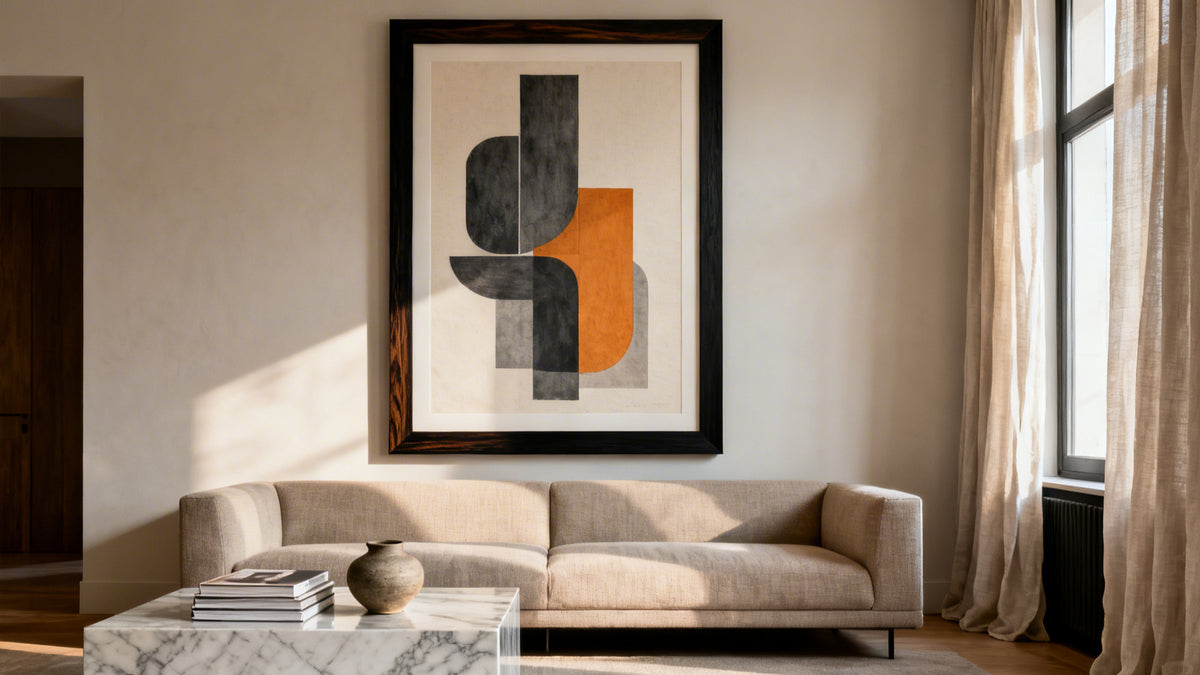 Framed wall art mockup showcasing stylish decor ideas for transforming your space.