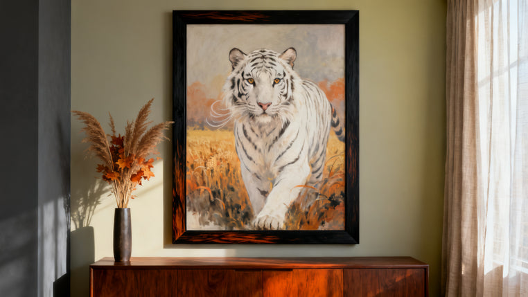 White Tiger Painting: Symbolism, Technique, And Decor Ideas