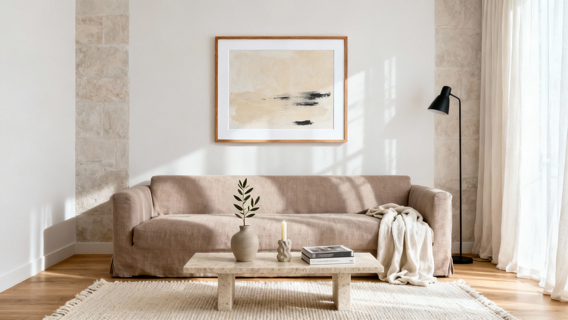 Neutral Minimalist Wall Art: Simple Solutions For Every Home
