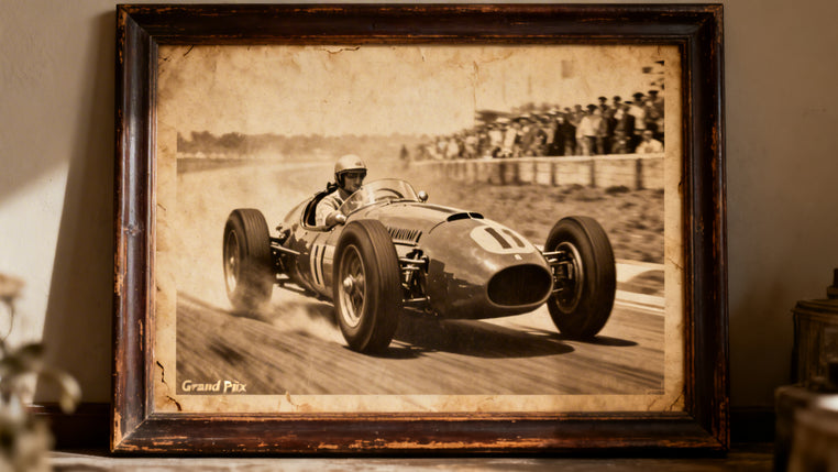 Grand Prix Posters Vintage: Racing Art and History at Home