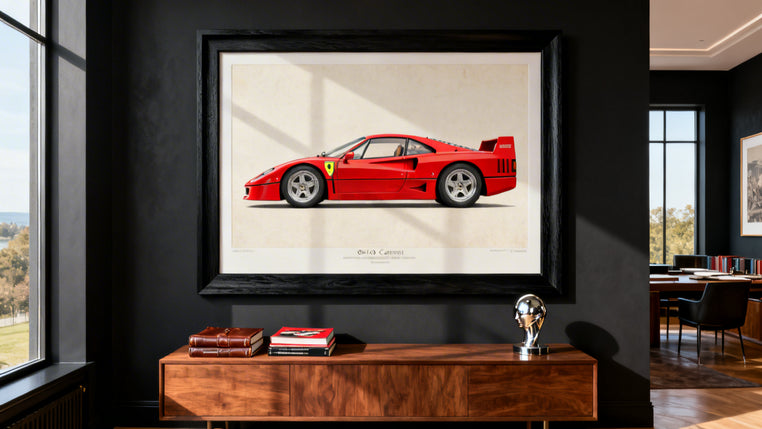 Ferrari Poster: The Ultimate Decor For Automotive Enthusiasts