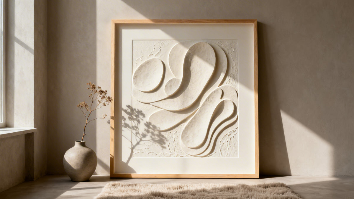 Framed wall art mockup showcasing unique and inspiring designs to transform your space with creative wall art.