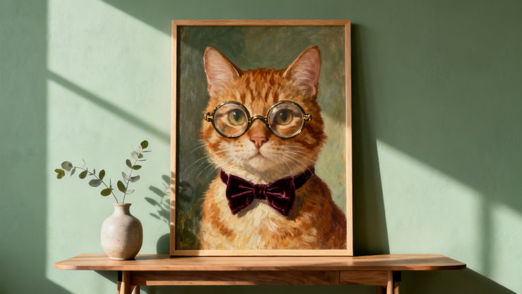Funny Cat Paintings: The Perfect Whimsical Wall Art for Cat Lovers