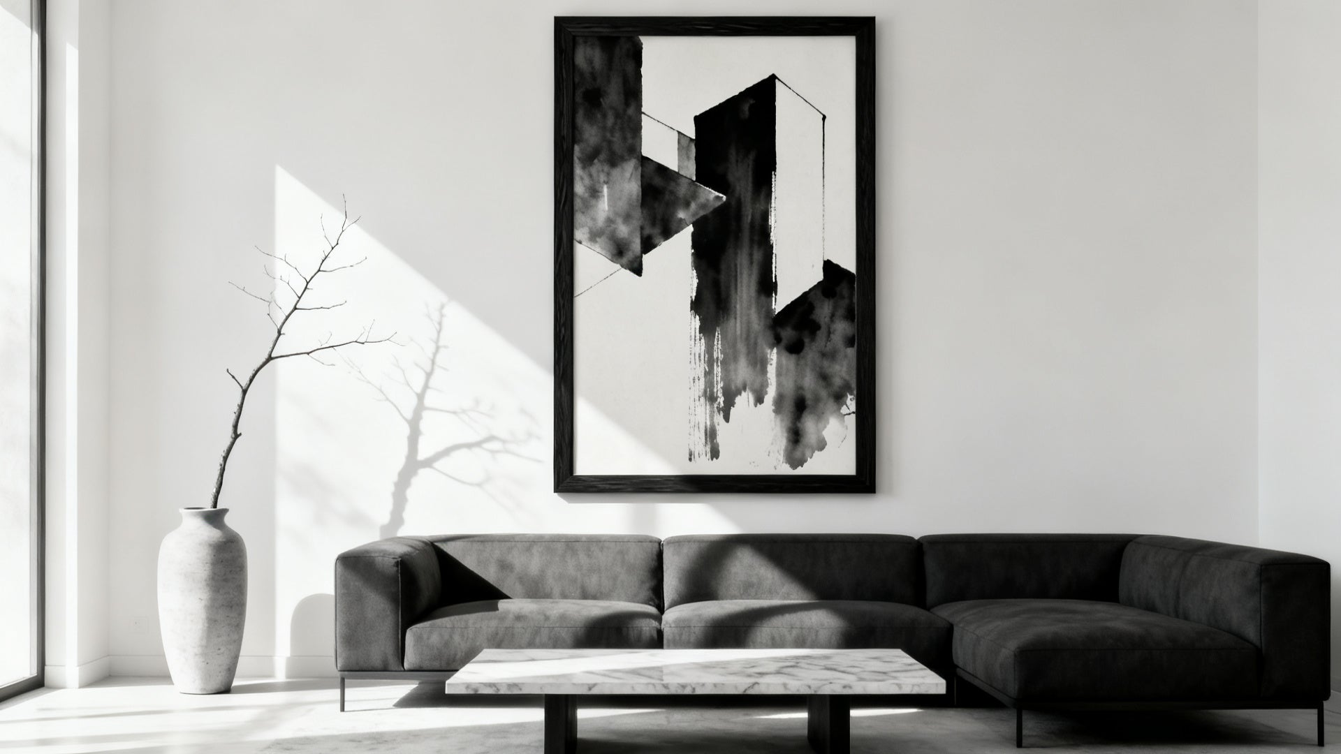 Décoration murale pour salon en noir et blanc : un guide complet du design d'intérieur monochrome