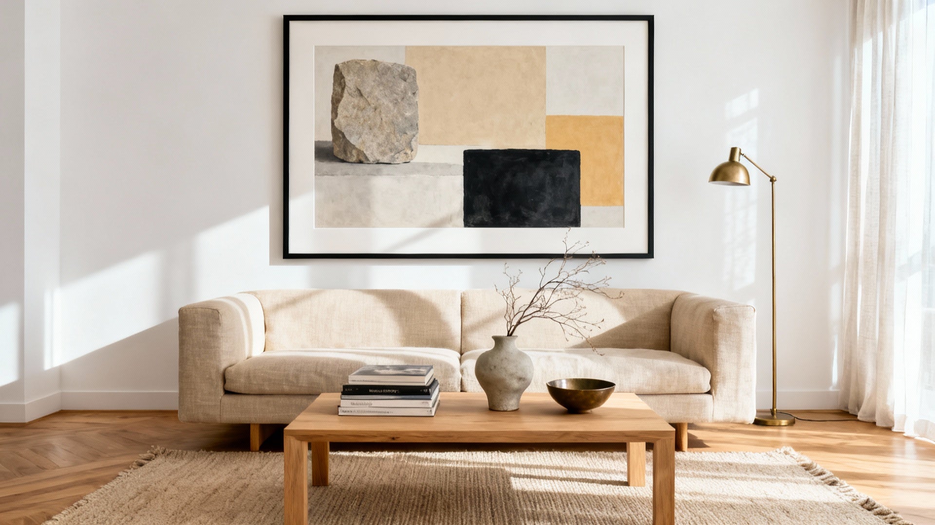 Grand Cadre Photo Mural Pour Salon : Guide Ultime du Style