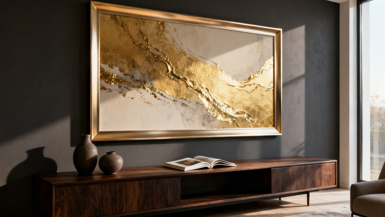 Guide complet des impressions dorées : types, styles et comment choisir l'œuvre métallique parfaite