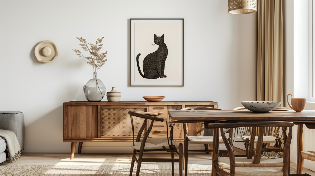 Vintage Cat Artwork