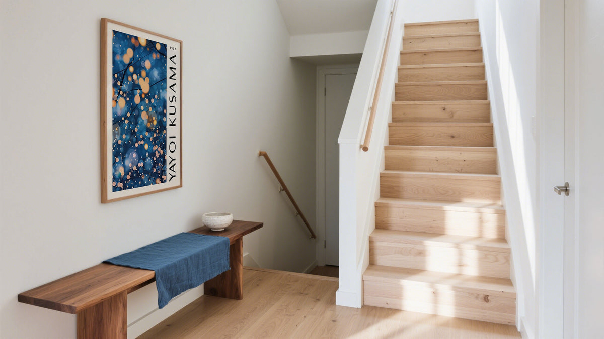 Art Decor for Wall in any room in blue and gold