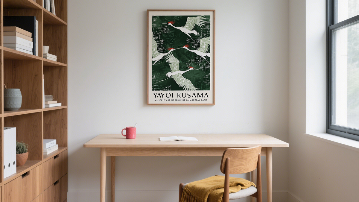 Crane Bird Artwork