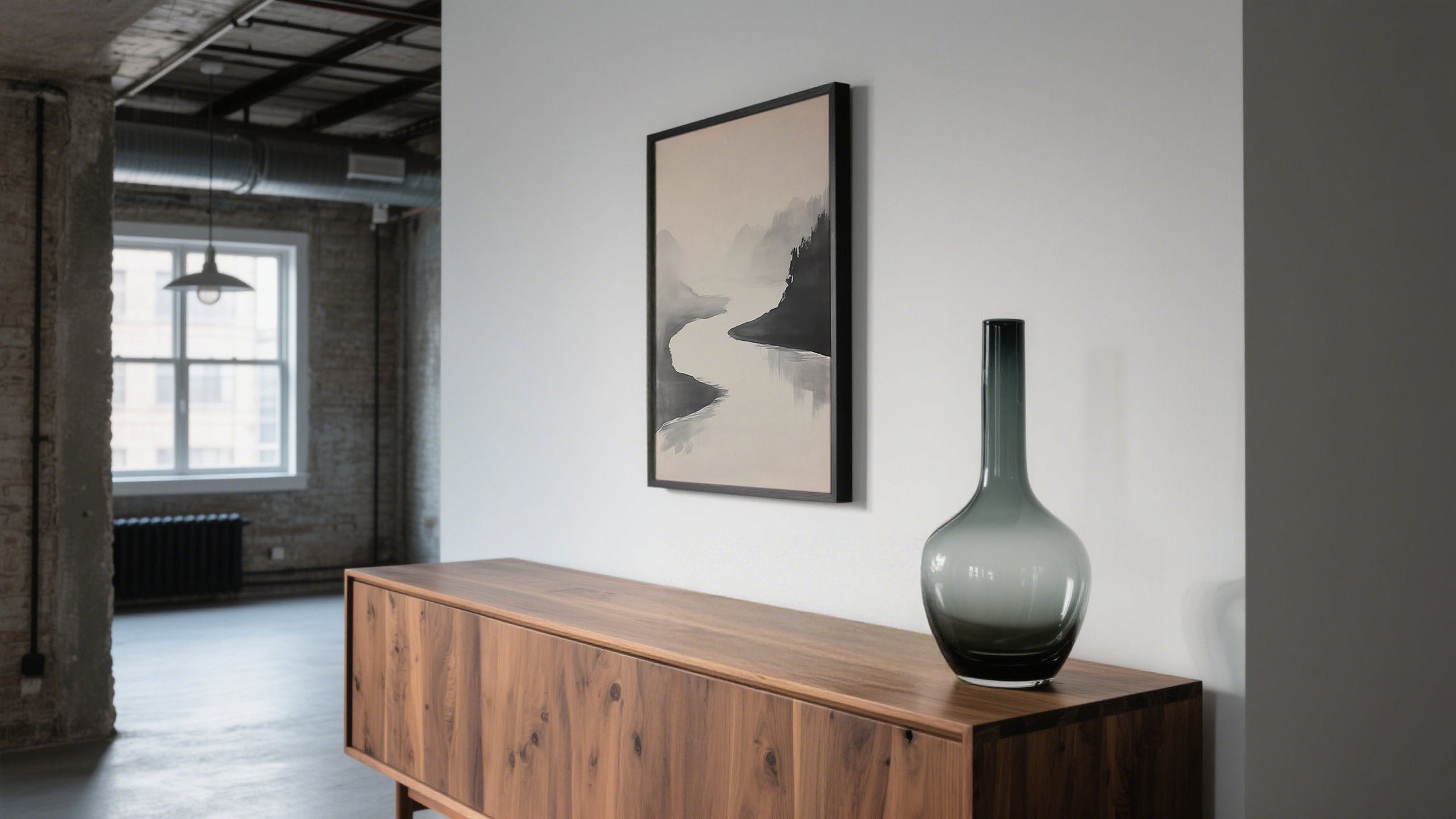 Gray Abstract Wall Art