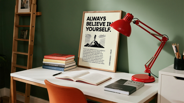 Positive Poster: How Wall Art Can Motivate and Inspire Every Day