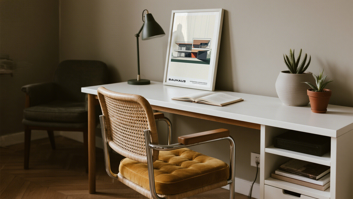 Framed Wall Art Office of a Architecture Bauhaus Building