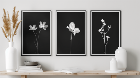 Black Floral Prints: Adding Depth and Style to Your Home