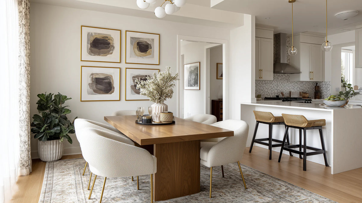 Large Wall Decor for Dining Room_How to Fill Big Spaces with Style