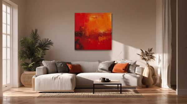 Red and Orange Wall Art_Bold Colors That Transform Your Space